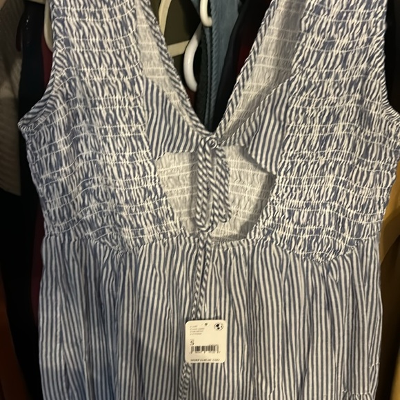 NWT Free people blue and white dress size small - Picture 2 of 6